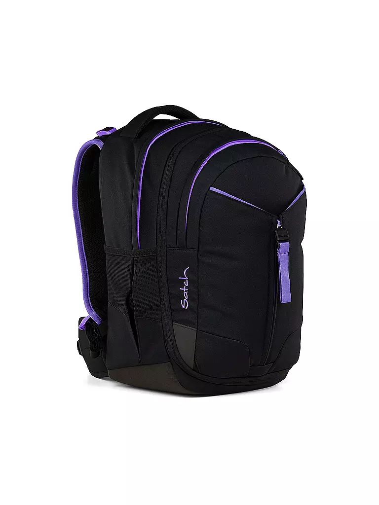 SATCH | Zaino scolastico Match Purple Phantom | Nero