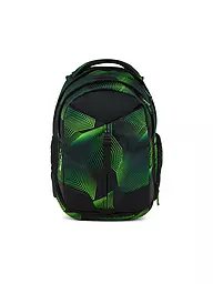 SATCH | Zaino scolastico Match Seismic Green | Nero