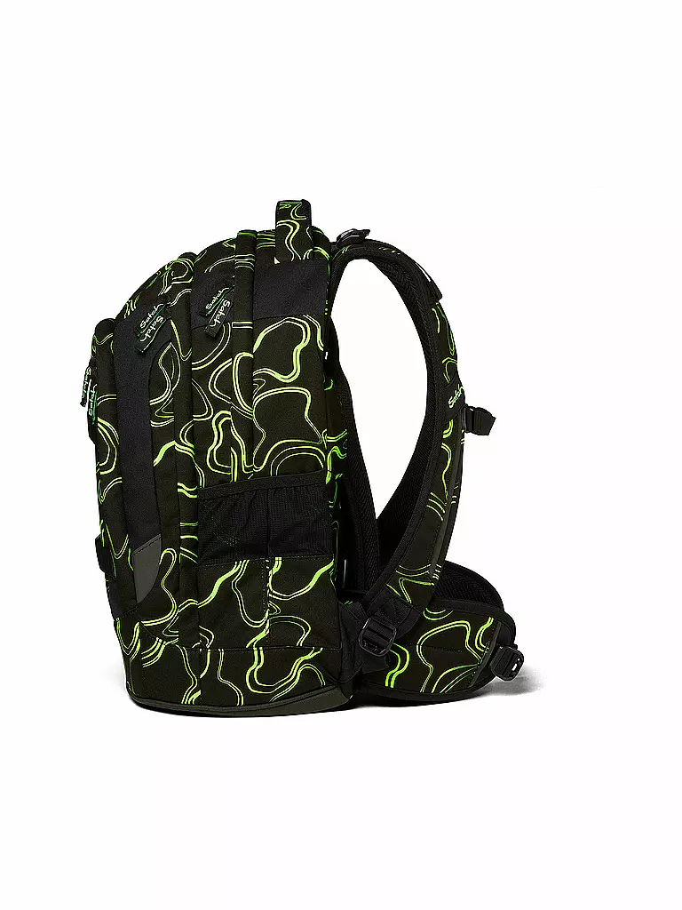 SATCH | Zaino scolastico Pack - Green Supreme | Nero
