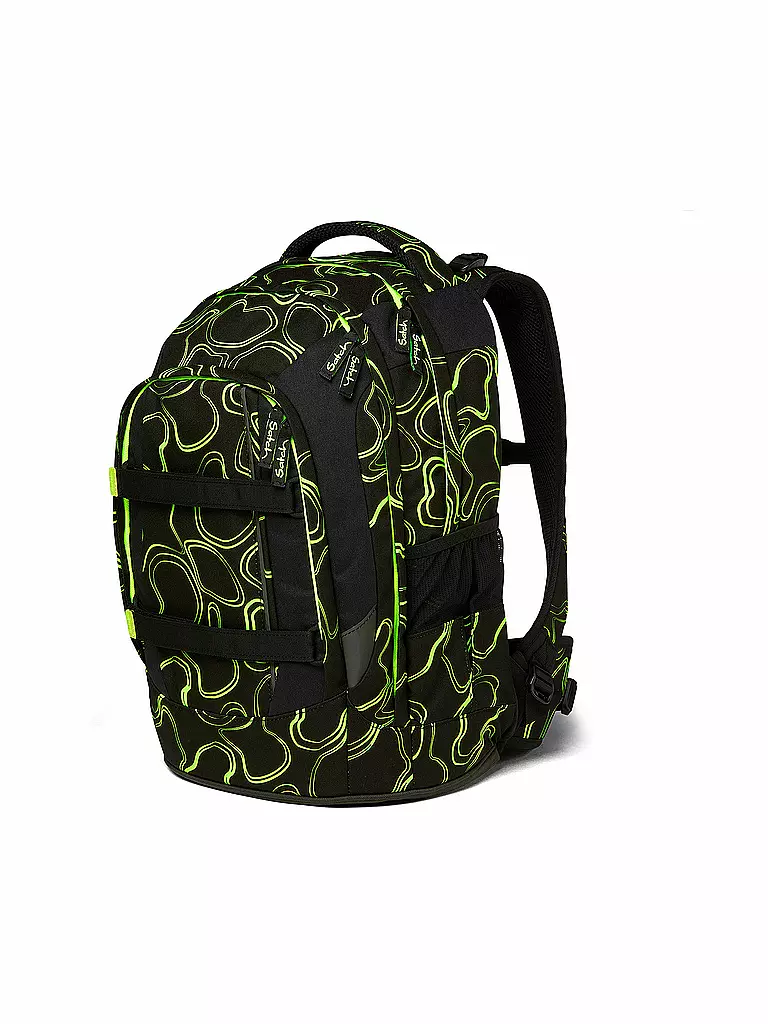 SATCH | Zaino scolastico Pack - Green Supreme | Nero