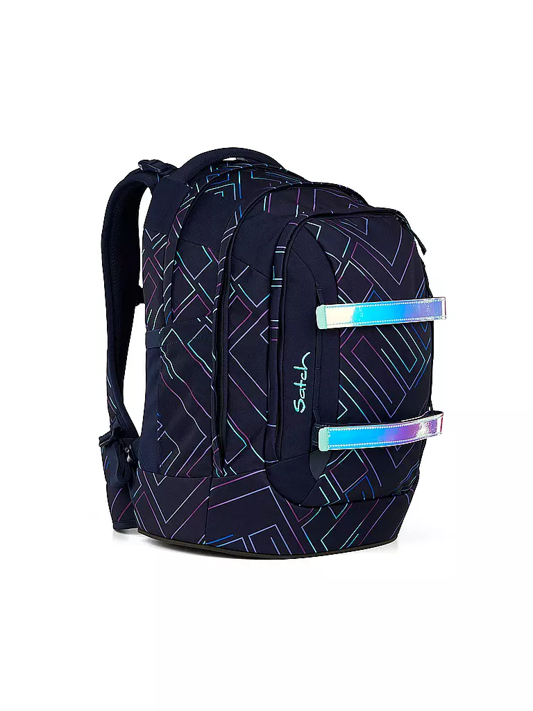 SATCH | Zaino scolastico Pack Purple Laser | Nero