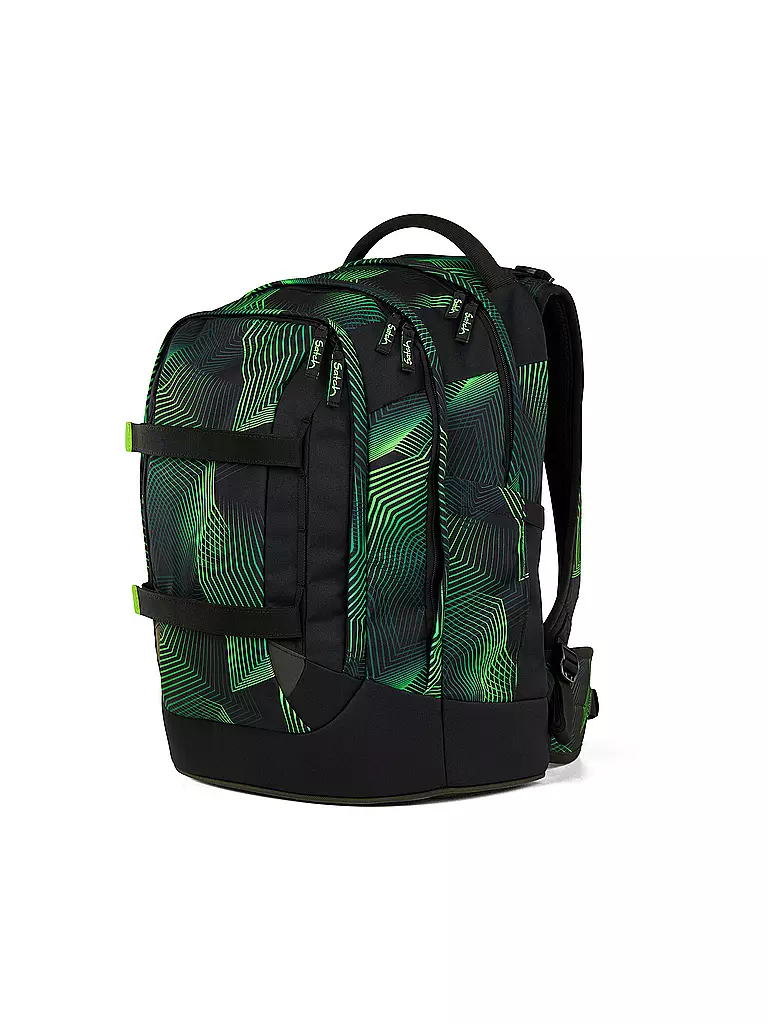 SATCH | Zaino scolastico Pack Seismic Green | Nero