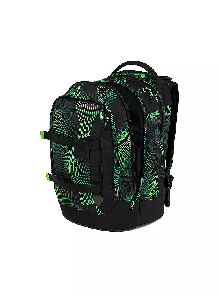 SATCH | Zaino scolastico Pack Seismic Green | Nero