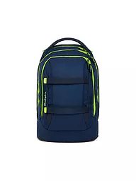 SATCH | Zaino scolastico Pack Toxic Yellow | Blu scuro