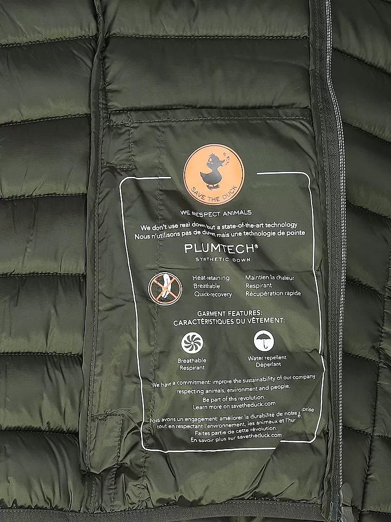 SAVE THE DUCK | Piumino leggero ALEXIS | Verde