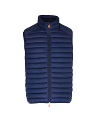 SAVE THE DUCK | Gilet trapuntato ADAM | Blu