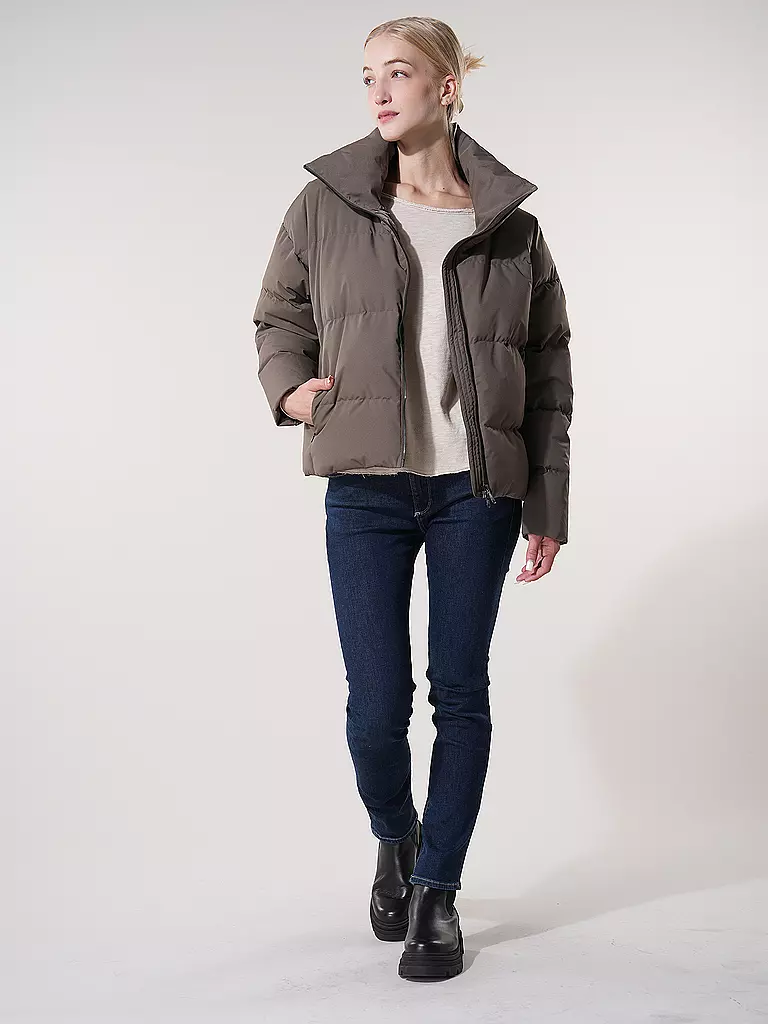 SCANDINAVIAN EDITION | Daunenjacke BLOCK | Marrone