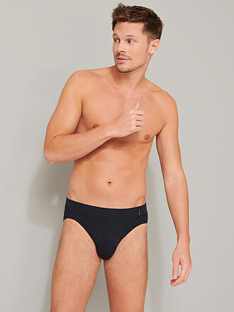 SCHIESSER | Slip "Long Life Soft" (Blauschwarz)