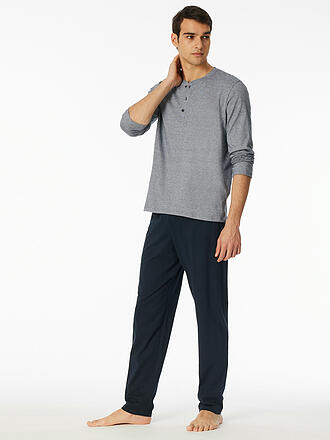 SCHIESSER | Pigiama blu notte