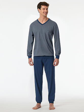 SCHIESSER | Pigiama blu