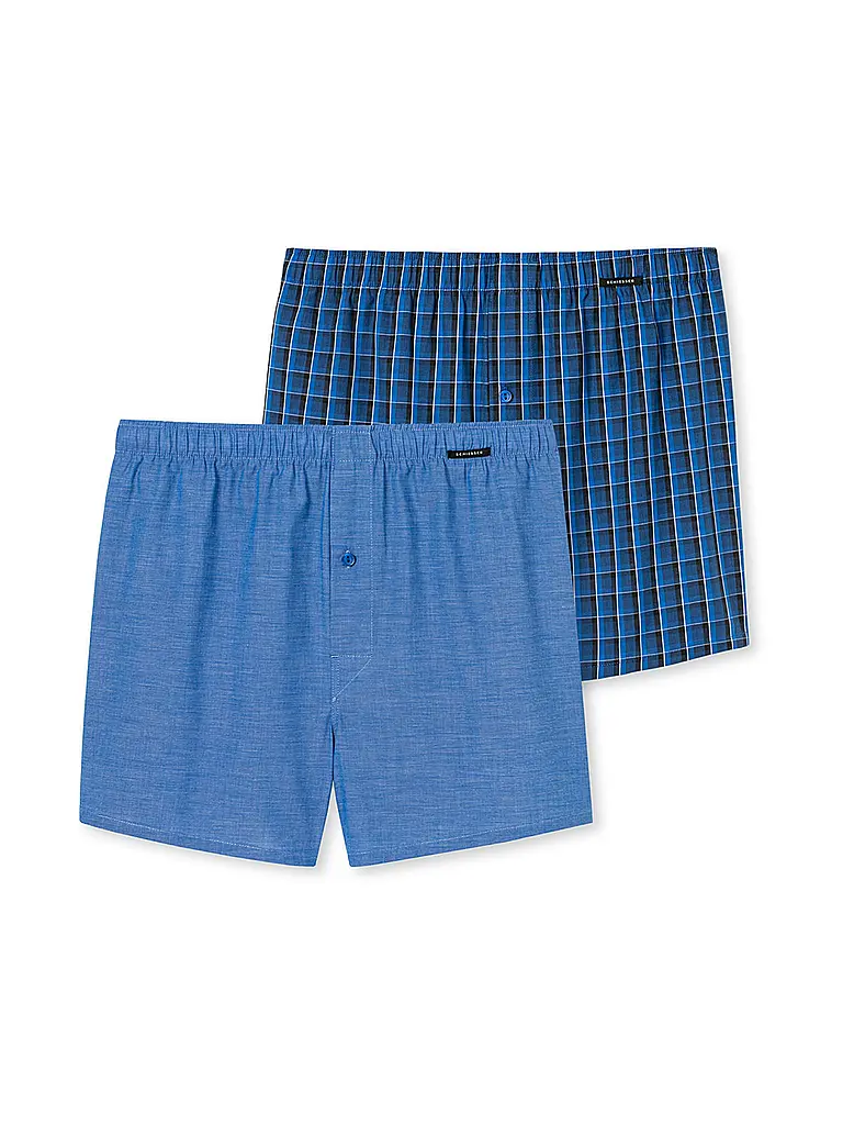 SCHIESSER | Boxer 2 pz royal | Blu