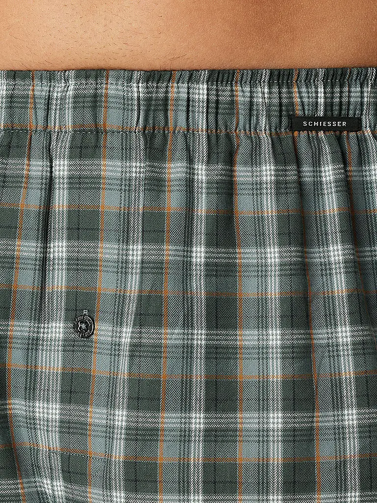 SCHIESSER | Boxer da uomo, confezione da 2, assortiti 5 | Blu