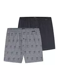 SCHIESSER | Boxer da uomo confezione da 2 assortiti 12 | Blu