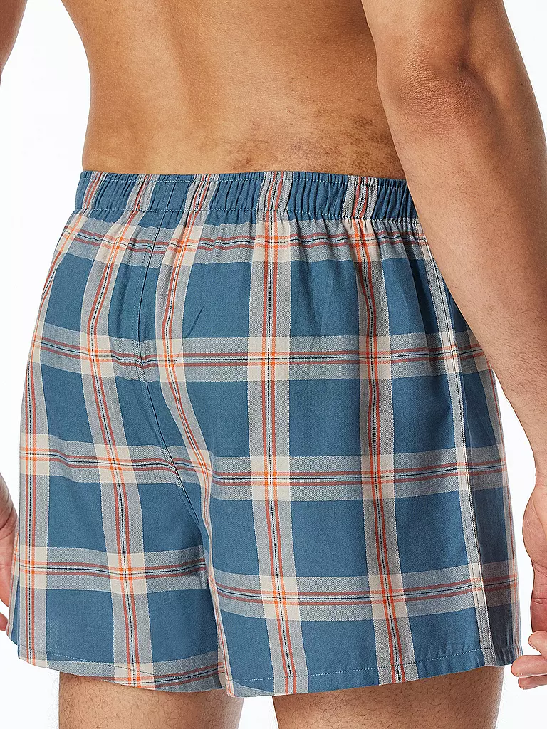 SCHIESSER | Boxer da uomo, confezione da 2 | Blu