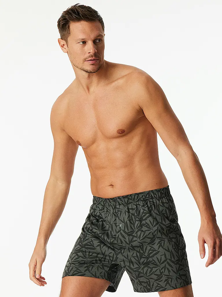 SCHIESSER | Boxer da uomo confezione da 2 assortiti 12 | Blu