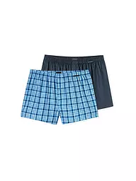 SCHIESSER | Boxer da uomo confezione da 2 | Blu