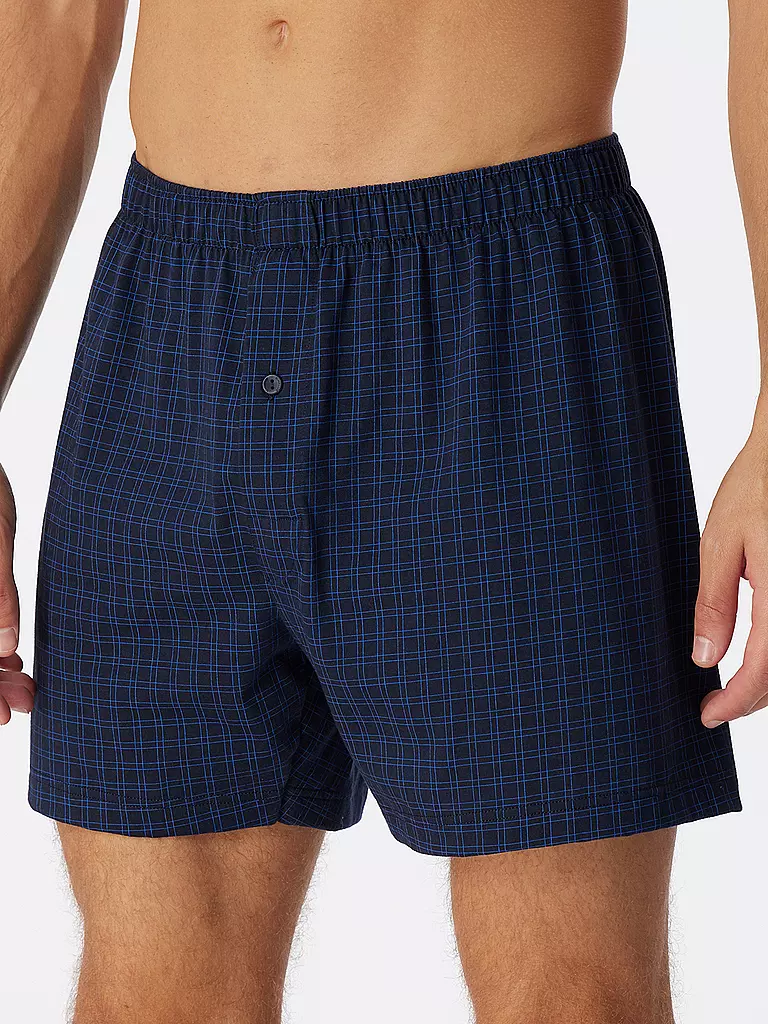 SCHIESSER | Boxer NOS blu scuro | 