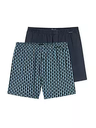SCHIESSER | Boxer da uomo confezione da 2 assortiti 12 | Blu