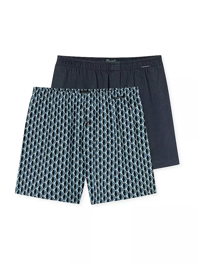 SCHIESSER | Boxershorts 2er Pkg. sortiert 8 | Blu