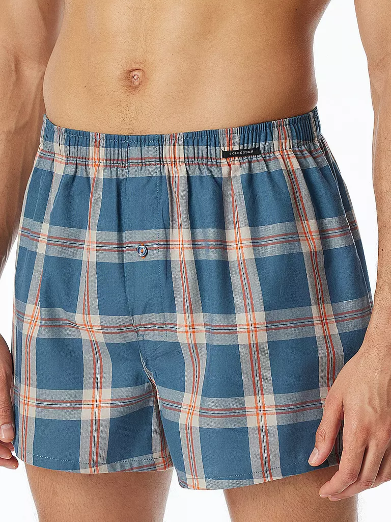 SCHIESSER | Boxershorts 2er Pkg. | Blu