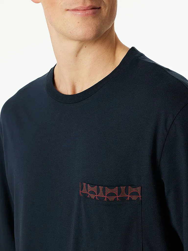 SCHIESSER | Camicia da notte - Sleepshirt | Blu