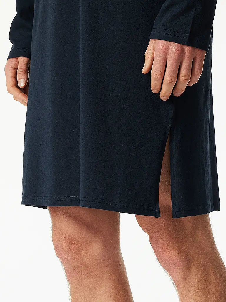 SCHIESSER | Camicia da notte - Sleepshirt | Blu