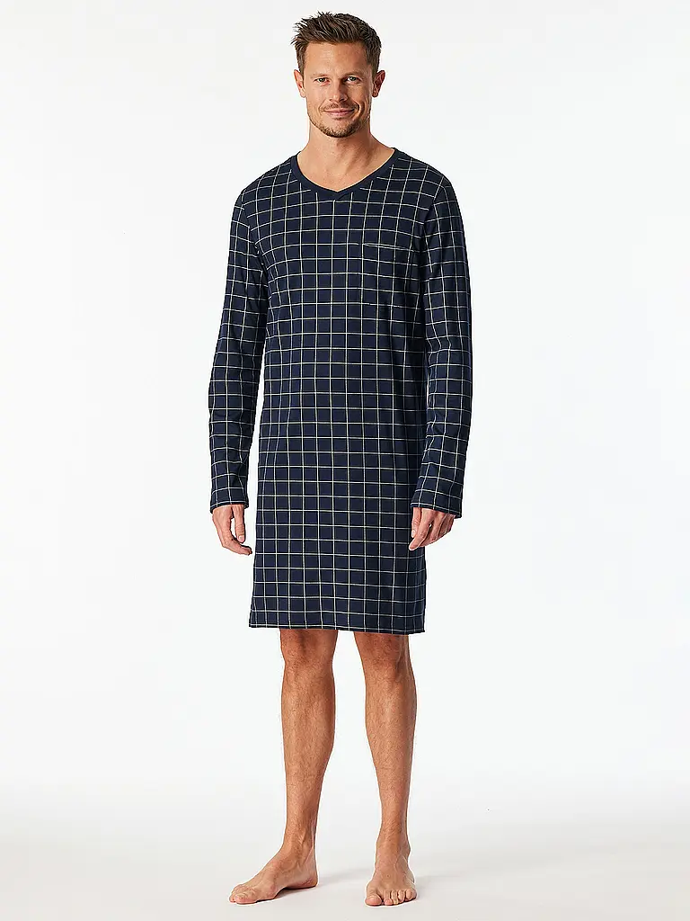 SCHIESSER | Camicia da notte | Blu