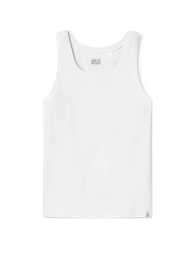 SCHIESSER | Canotta - Canottiera "Long Life Soft" | Bianco