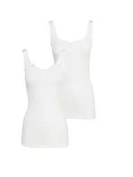 SCHIESSER | Canottiera confezione da 2 | Bianco