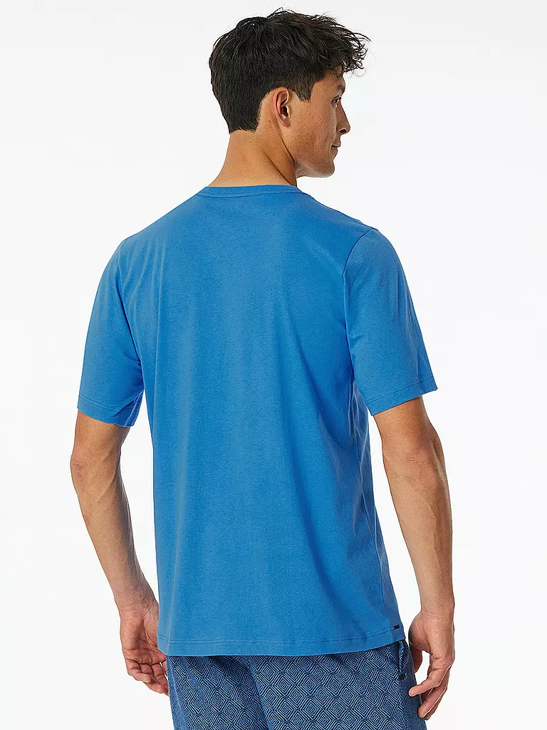 SCHIESSER | Maglietta da pigiama | Blu