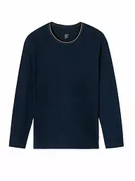 SCHIESSER | Maglietta pigiama a maniche lunghe | Blu