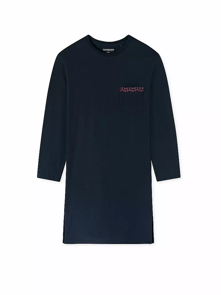 SCHIESSER | Nachthemd - Sleepshirt | Blu