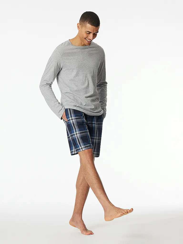 SCHIESSER | Pantaloncini da pigiama | Blu