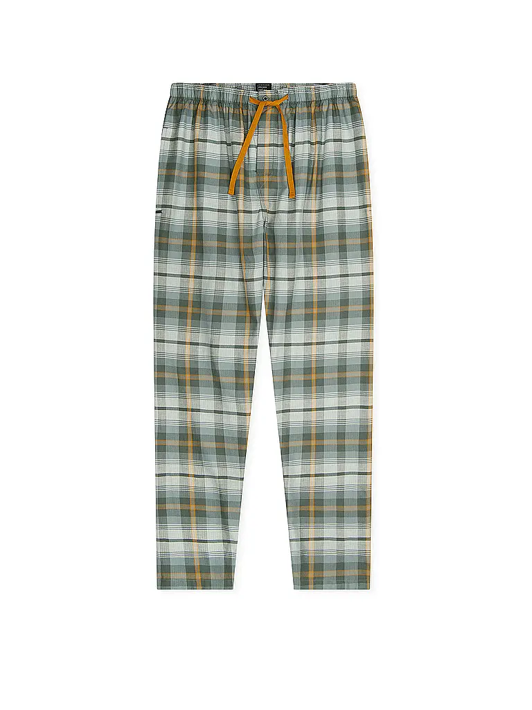 SCHIESSER | Pantaloni da pigiama | Verde scuro