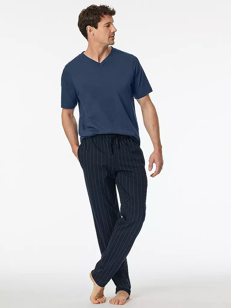 SCHIESSER | Pantaloni da pigiama | Blu