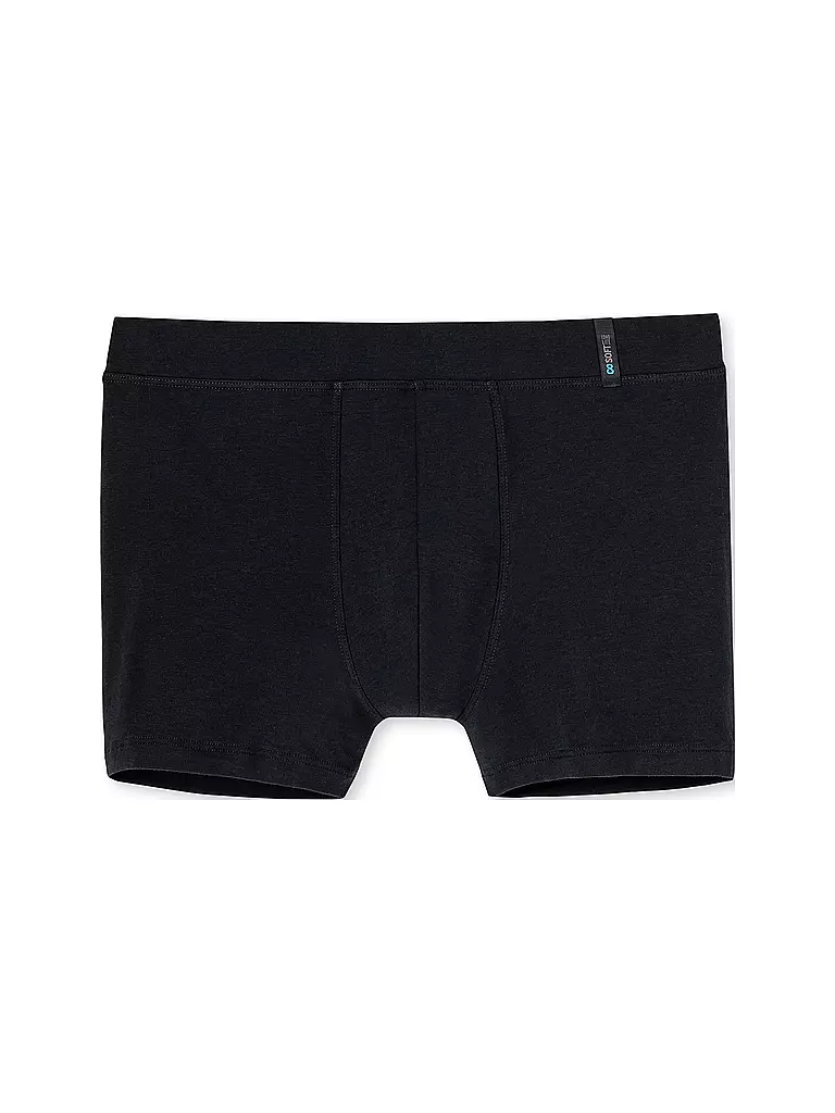 SCHIESSER | Pants "Long Life Soft" (blu-nero) | Blu