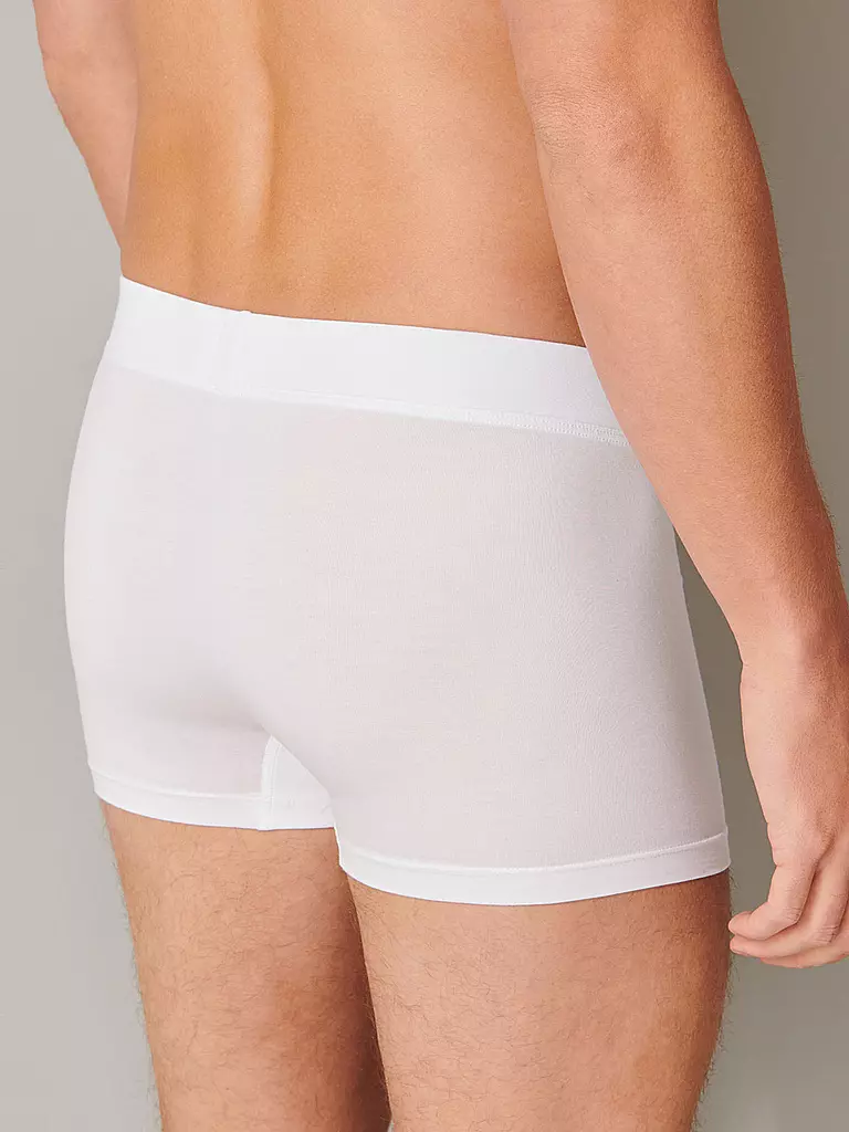 SCHIESSER | Pants "Long Life Soft" bianco | 
