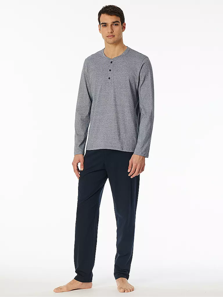 SCHIESSER | Pigiama blu notte | 