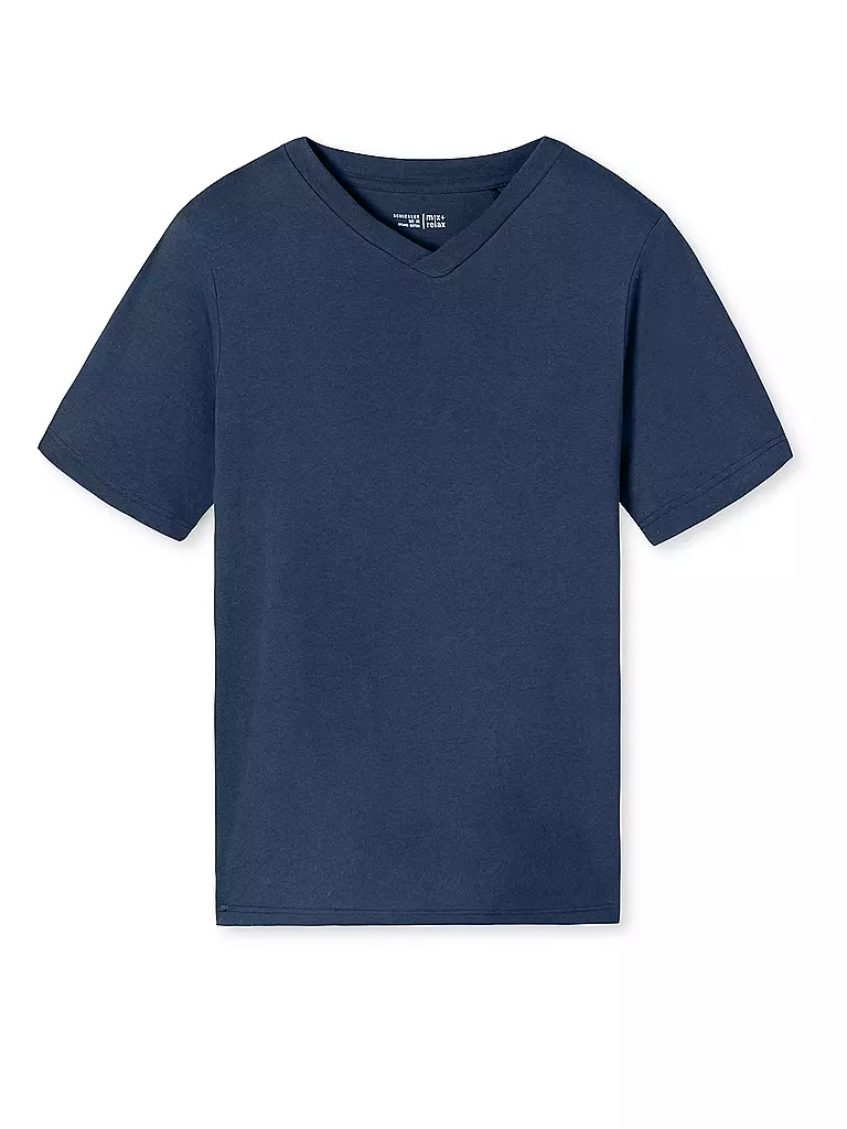 SCHIESSER | Pigiama T-Shirt MIX + RELAX | Blu