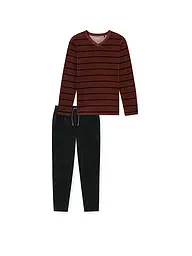 SCHIESSER | Pigiama | Rosso scuro