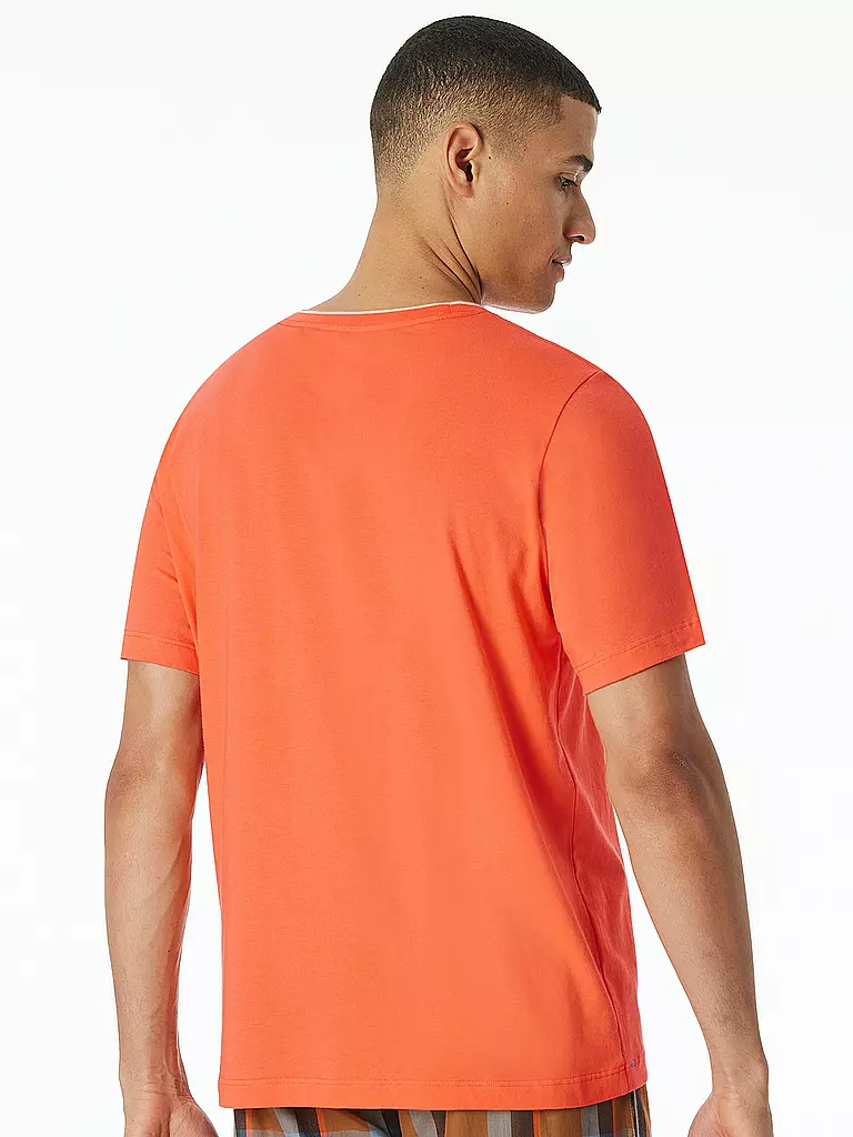 SCHIESSER | Pyjama T-Shirt | Arancione