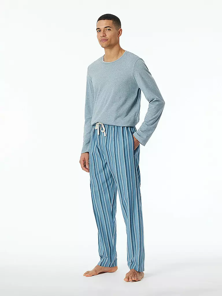 SCHIESSER | Pyjamahose  | Blu chiaro