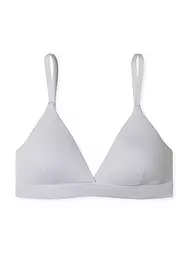 SCHIESSER | Reggiseno con imbottiture estraibili grigio mélange | Bianco
