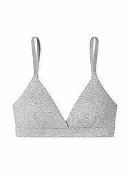 SCHIESSER | Reggiseno con imbottiture estraibili grigio mélange | Grigio chiaro