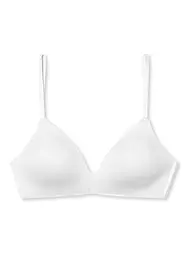 SCHIESSER | Reggiseno imbottito senza ferretto "Invisible Soft" bianco | Bianco