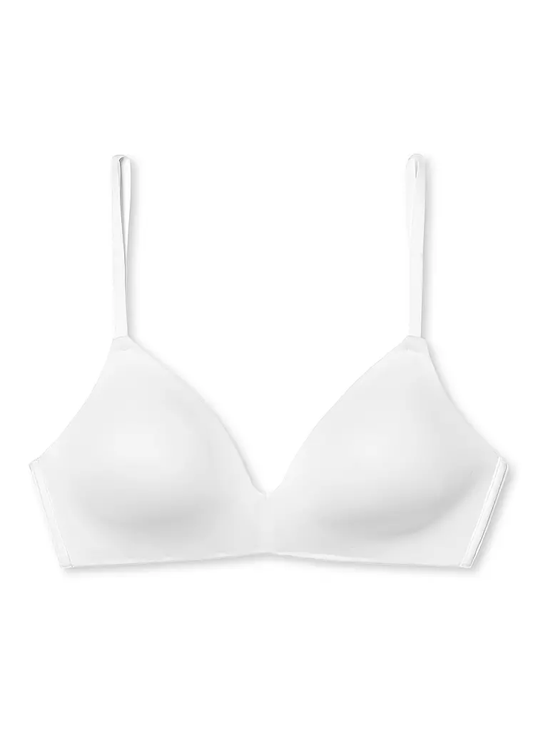 SCHIESSER | Reggiseno imbottito senza ferretto "Invisible Soft" bianco | Bianco
