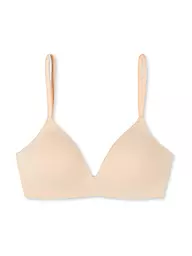 SCHIESSER | Reggiseno imbottito senza ferretto "Invisible Soft" bianco | Beige