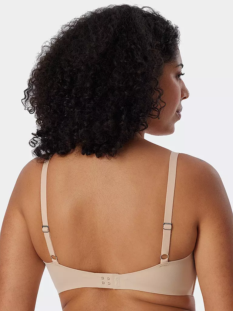 SCHIESSER | Reggiseno imbottito senza ferretto "Invisible Soft" sabbia | Beige