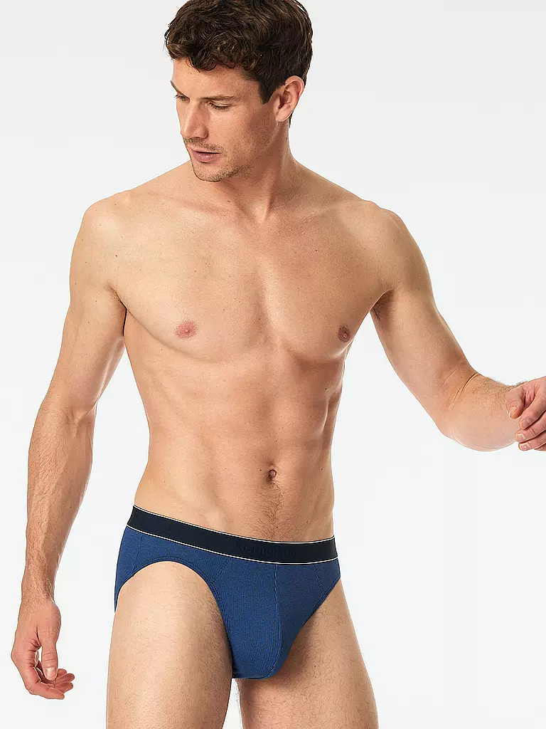 SCHIESSER | Rio-Slip blu scuro | Blu scuro