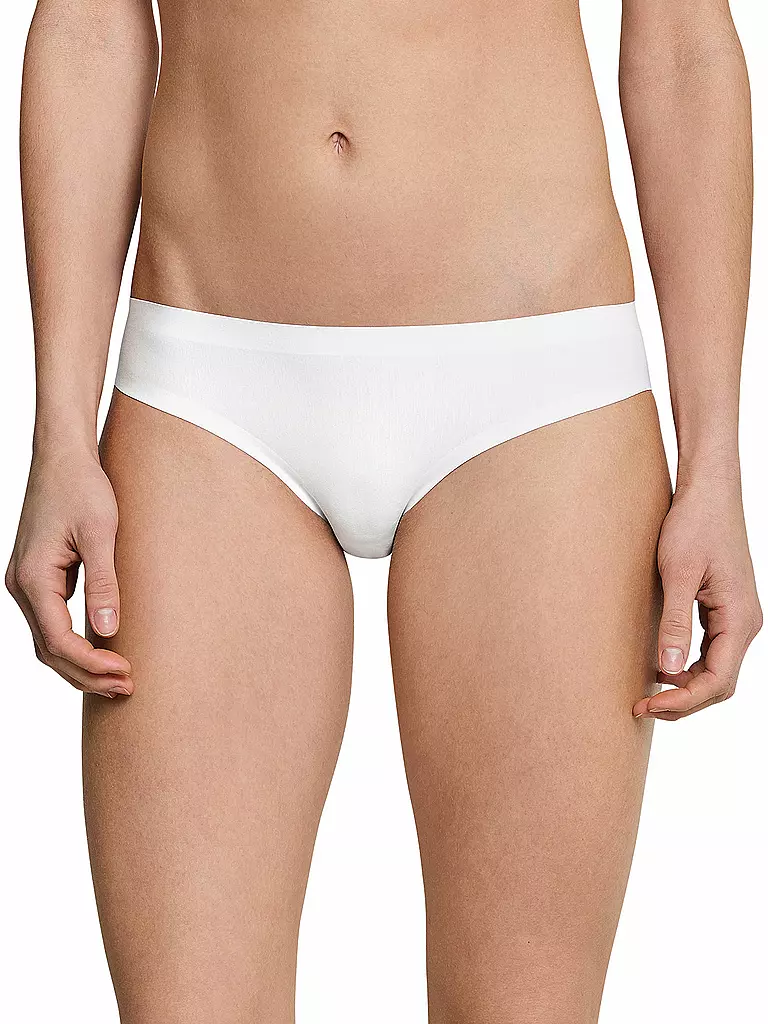 SCHIESSER | Slip INVISIBLE COTTON bianco | Bianco